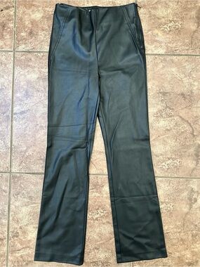 Zara Women’s black leather pants US size: XS